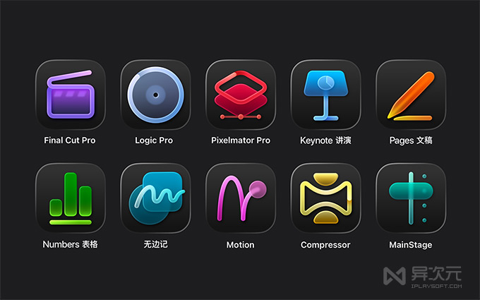 Apple Creator Studio 苹果创意设计软件全家桶