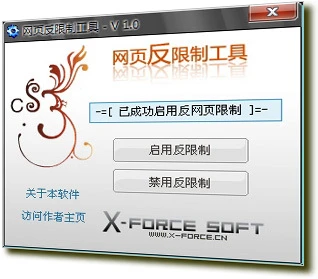 反网页限制工具 V1.0 - 破解网页右键复制限制等等手段[本站原创]