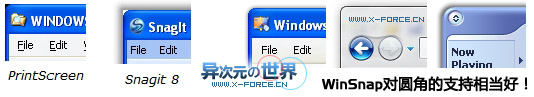 WinSnap 完美支持Vista、圆角窗口并能添加阴影、水印的小巧截图工具