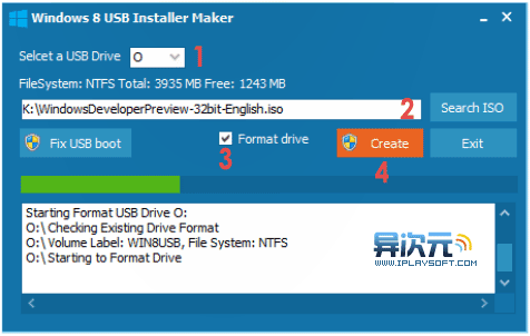 Windows 8 USB Installer Maker