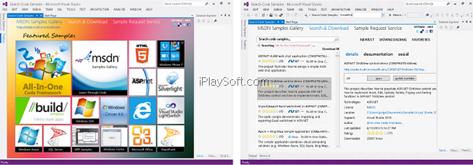 Visual Studio 2012 示例代码浏览器