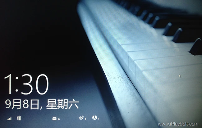 Windows 8 锁屏