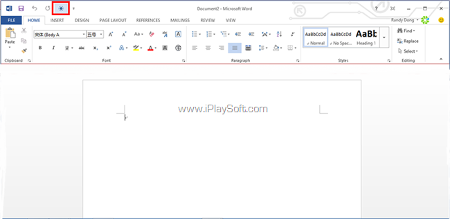 Office 2013 的功能区 Office 2013 的功能区
