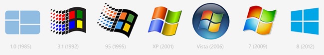 微软 Windows 系统 Logo 历史