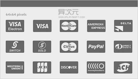 flat payment icons