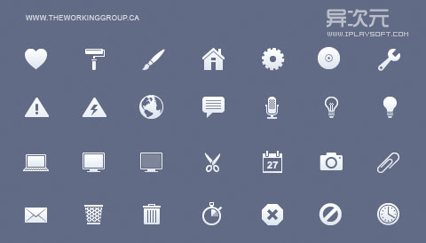 iPhone Retina Toolbar Icons