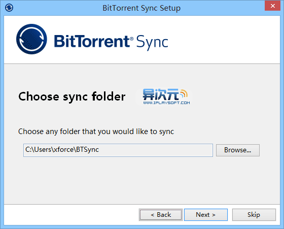 BTSync 文件夹位置