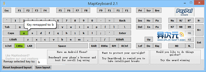 Mapkeyboard не работает на windows 7