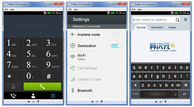 FireFox OS 模拟器