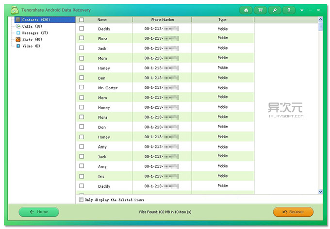 Tenorshare Android Data Recovery