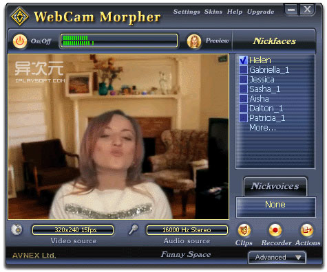 AV Webcam Morpher Pro 虚假视频聊天软件