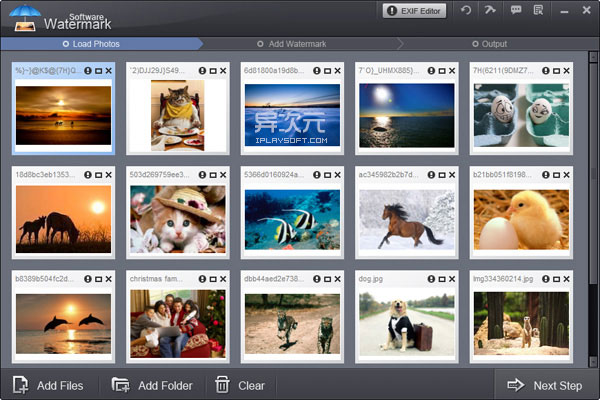 Watermark Software - 批量添加图片水印软件