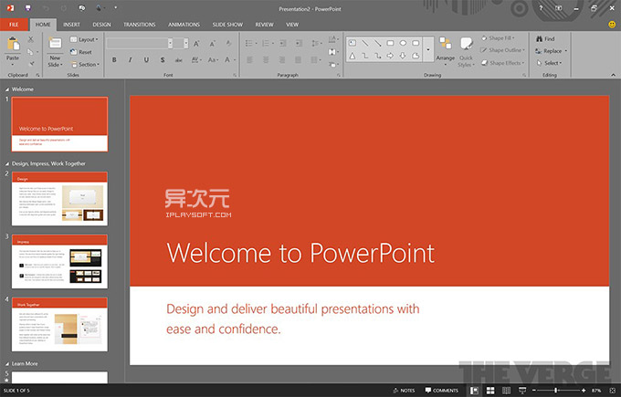 Office 16 黑色主题