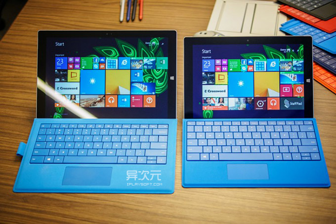Surface 3 对比