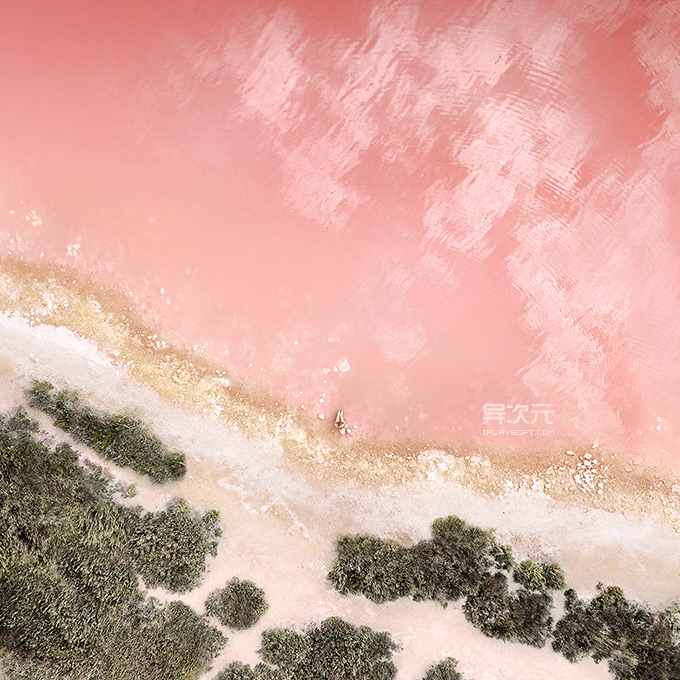 4张苹果新款ipad Pro 航拍海岸高清壁纸原图下载 助你清凉一夏 异次元软件世界