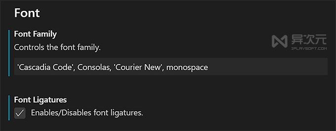 VSCode 字体