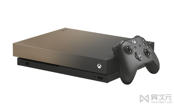 XBox One X 渐变金特别版