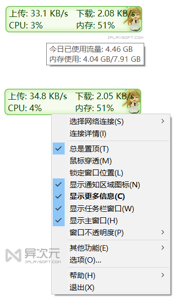 网络流量系统资源监控工具