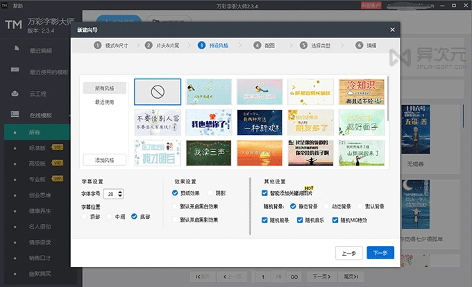 视频风格