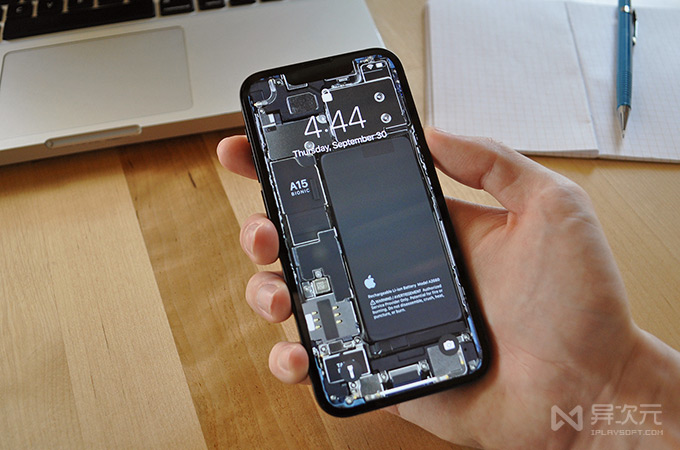iPhone 13 全套拆机透视壁纸下载